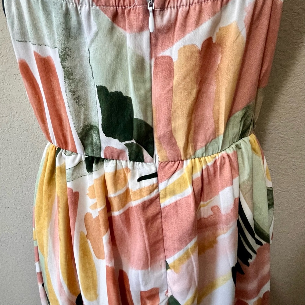 Simplee Apparel Colorful Abstract Midi Dress - Picture 9 of 11